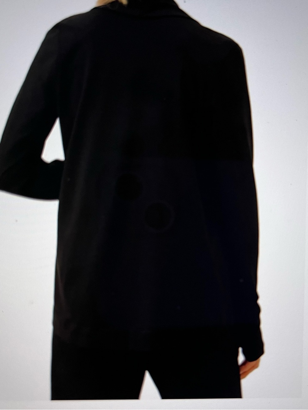 PACT ESSENTIAL SWING CARDIGAN MADE WITH ORGANIC COTTON. Black , Size Large